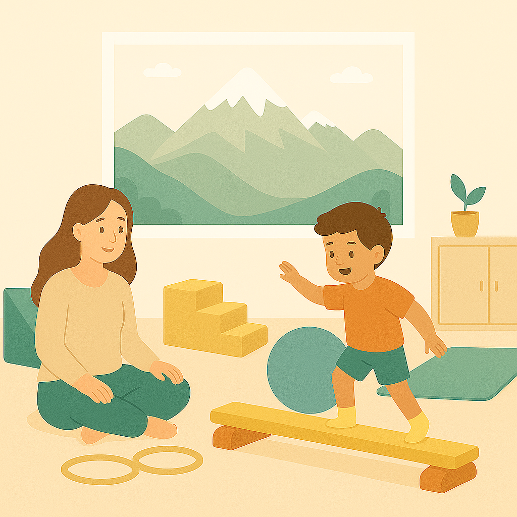 Psychomotricien, groupe autour d'Albertville